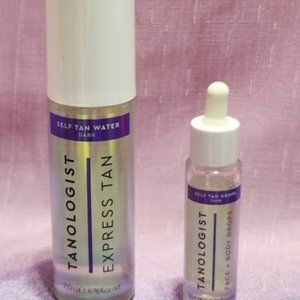 Tanologist BundleExpress Tan Water 6.76oz & Face and Body Drops 1.01oz in DARK